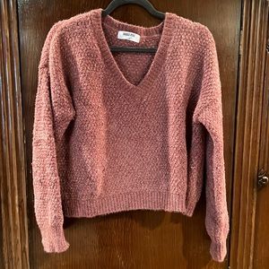 Double Zero chenille sweater.